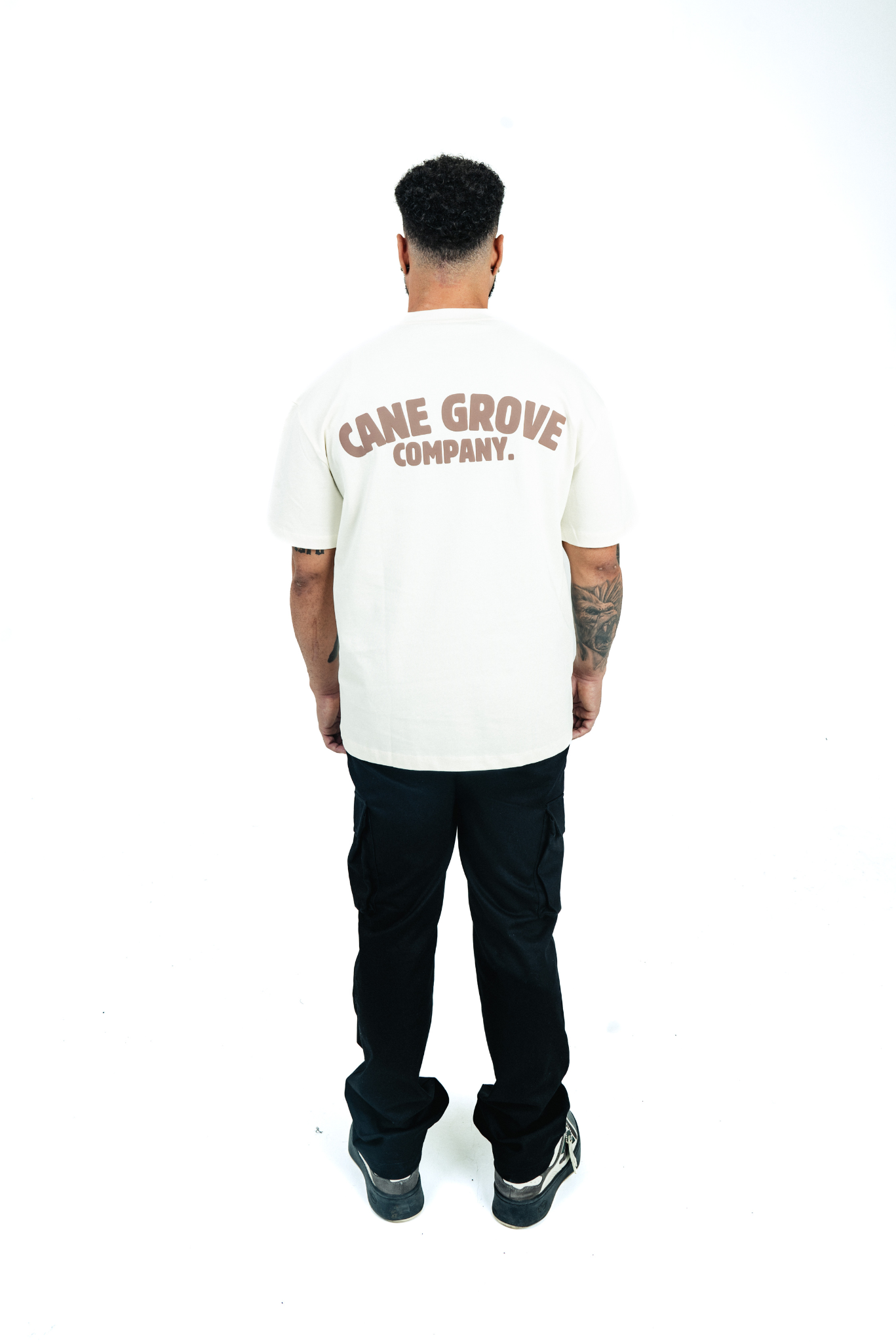 Company T-Shirt - White/Beige